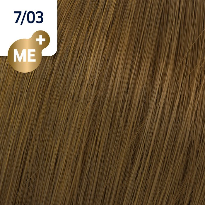 Wella Koleston Perfect Me+ Hajfesték - 7/03 - 60ml - Aranyló Természetes Középszőke főképe
